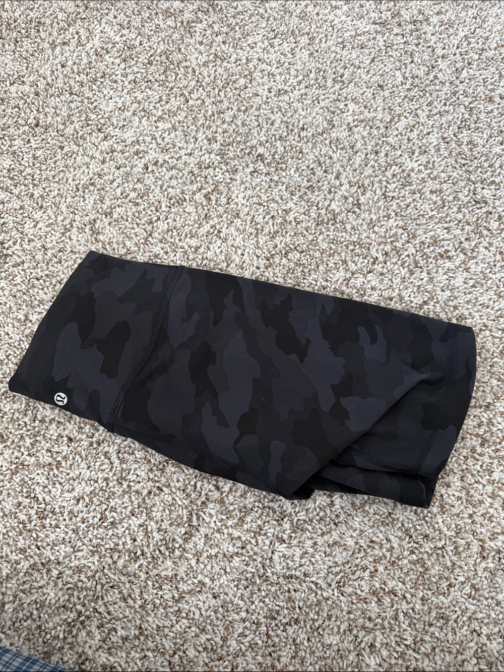 lululemon Align Black Camo Biker Shorts